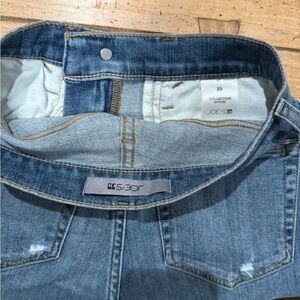 Joe's Jeans Blue Skinny Denim with Distressed Details